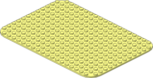 Baseplate 14 x 20 with Rounded Corners