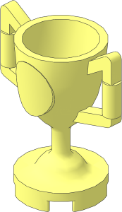 Minifig Trophy Cup  3.6L