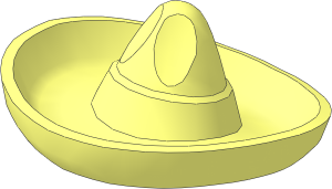 Minifig Hat Sombrero
