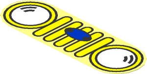 Sticker  1.2 x  3.6 Car Grille, Headlights and Badge