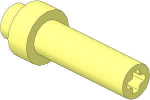 ~Electric Technic Motor 4.5V  6 x 17 x  5 Axle Type 1