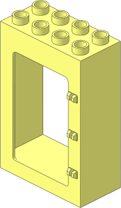 Duplo Door Frame  2 x  4 x  4