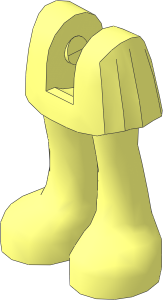Figure Friends Legs with Pleated Skirt