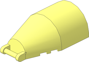 Windscreen  4 x  6 x  2 Round with Handle
