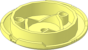 ~Spinner Ninjago  6 x  6 x  1.333 Type 1 Bottom