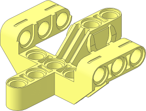 Constraction Block  5 x  6 x  2 Forked with 3 Fingers