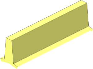 ~Conveyor Belt  4 x 16 with 14 Treads - Tread Segment (Formed Circular)