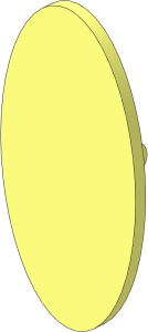 Minifig Shield Oval