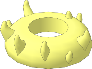 Minifig Headdress SW Zabrak Horns