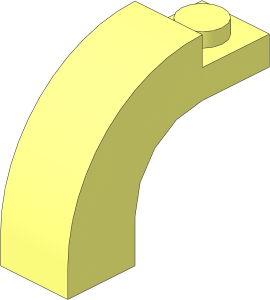 =Arch  1 x  3 x  2 with Curved Top