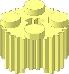 Brick  2 x  2 Round with Grille