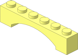 Arch  1 x  6 Raised