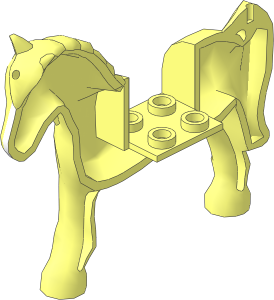 ~Animal Horse Friends Right with Light Blue Eyes and White Blaze Pattern