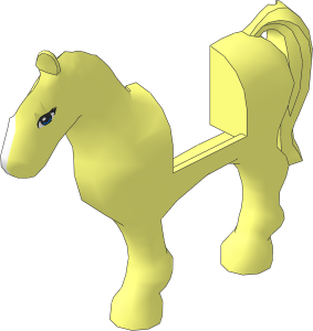 ~Animal Horse Friends Left with Light Blue Eyes and White Blaze Pattern