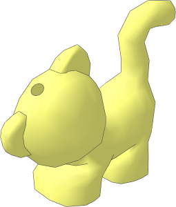 Animal Cat Standing Looking Left