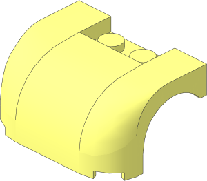 Car Mudguard  3 x  4 x  1.667 Curved