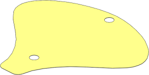 Sheet Plastic 15 x 14 Curved