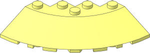 Brick  6 x  6 Corner Round with Slope 33 Chamfer (Needs Work)