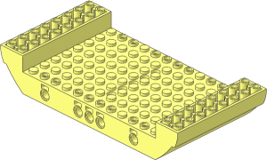 Boat Base  8 x 16 x  2.333 with Pegholes