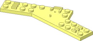 ~Train Track  4.5V Point Type 2 Left - Sleeper