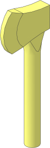 Minifig Axe