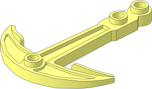 Boat Anchor with Two Top Holes