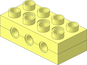 =Duplo Brick  2 x  4 with Holes