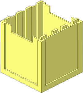 Container  4 x  4 x  3.333 Crate