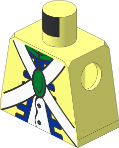 Minifig Torso with Imperial Soldier Pattern