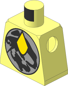 Minifig Torso with Explorien Logo Pattern