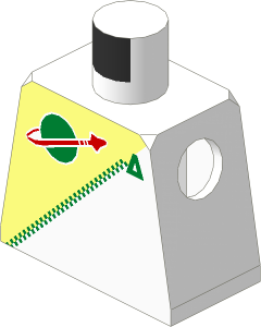 ~Minifig Torso with Futuron Pattern (Obsolete)