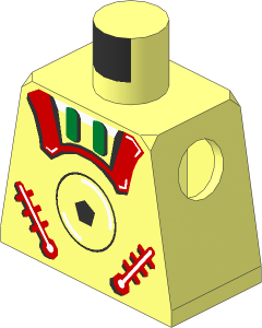 Minifig Torso with Astro Pattern