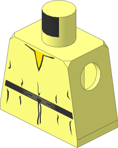Minifig Torso with SW Tunic and Belt Pattern