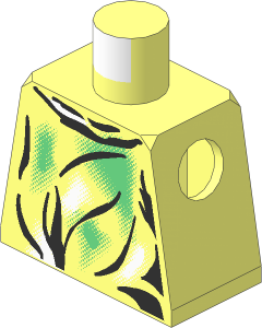 Minifig Torso with SW Camouflage Smock Pattern