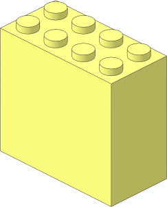 =Brick  2 x  4 x  3