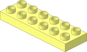 Duplo Plate  2 x  6