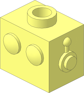 Minifig Head Robot