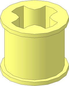 ~Technic Axle Joiner  3 x  2 with Spring - Axle Housing
