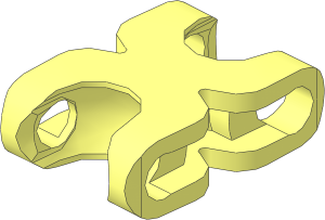 Constraction Connector  2 x  2 with Double Reinforced Ball Sockets