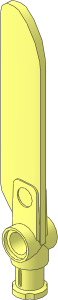 Technic Rotor  1 Blade  8L with Peghole and Axlehole