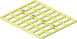 Bar 11 x 13 Grille