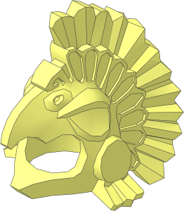 Minifig Headdress Aztec Bird