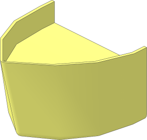 ~Boat Section Bow  6 x  8 x  3.333 Hull