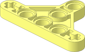 Technic Beam  5 x  3 x  0.5 Liftarm Triangle Type 2