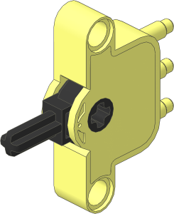 Technic Pneumatic Valve with Axle Hole (Neutral Position)