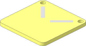 ~| Circuit Cubes Device PCB with LED Tracks Pattern