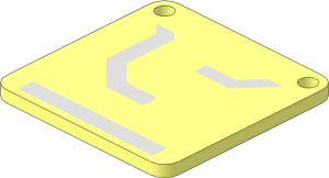 ~| Circuit Cubes Device PCB with Potentiometer Tracks Pattern