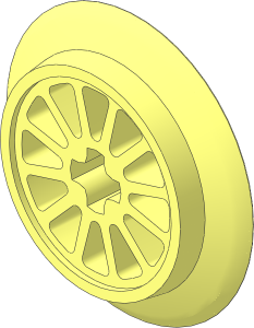 | BBB Train Wheel XL Flanged Driver 17.6 mm
