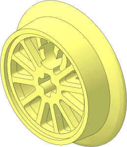 | BBB Train Wheel Medium Flanged Driver 24.0 mm