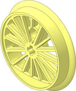 | BBB Train Wheel XL Flanged Driver 36.8 mm